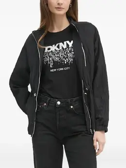 DKNY: Чёрная куртка 