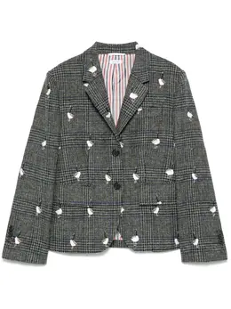 Thom Browne: Твидовый жакет  Prince of Wales