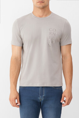 Corneliani: Серая футболка 