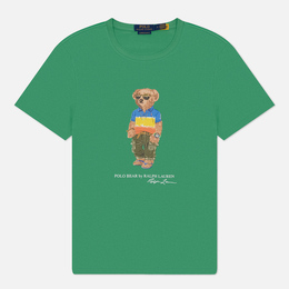 Polo Ralph Lauren: Зелёная футболка 