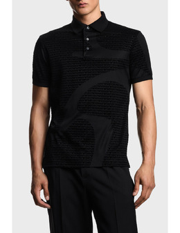 EMPORIO ARMANI: Чорні поло 
