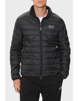 EA7 EMPORIO ARMANI: Чорні пуховики 