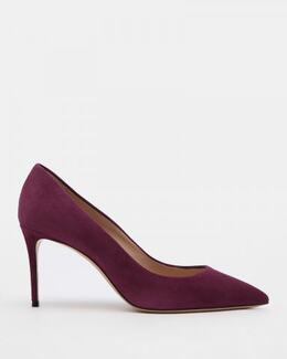 Casadei: Бордовые туфли 