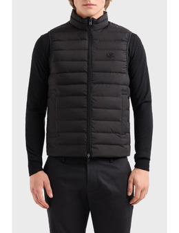 EMPORIO ARMANI: Чёрный жилет 