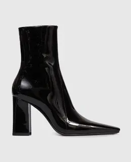 Saint Laurent: Чёрные ботинки 