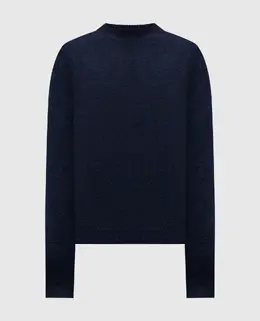 Jil Sander: Синий свитер 