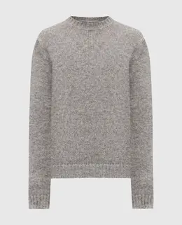Jil Sander: Серый свитер 