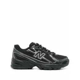 New Balance: Чёрные кроссовки 