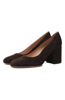 Gianvito Rossi: Коричневые туфли 