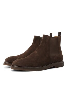 Brunello Cucinelli: Коричневые ботинки 