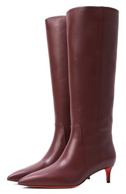 Santoni: Бордовые сапоги 