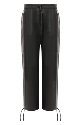 Jil Sander: Кожаные брюки 