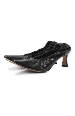 Bottega Veneta: Чёрные туфли 