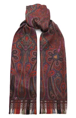 Valentino: Многоцветный шарф 