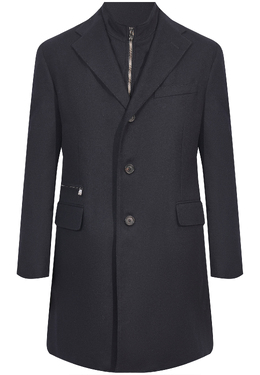 CORNELIANI: Синее пальто 