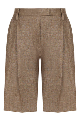 BRUNELLO CUCINELLI: Коричневые шорты 