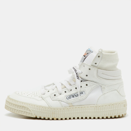 Off-White: Белые кроссовки  Off Court