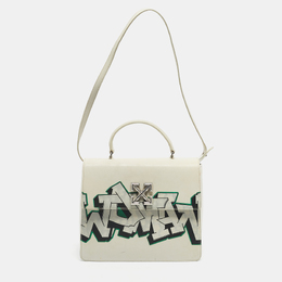 Off-White: Белая сумка на руку  Jitney