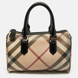 Burberry: Чёрная сумка 