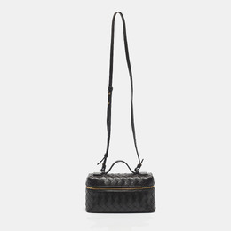 Bottega Veneta: Тёмная сумка  Intrecciato
