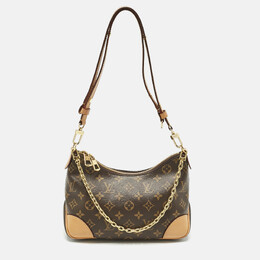 Louis Vuitton: Коричневая сумка 