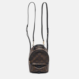 Louis Vuitton: Коричневый рюкзак 