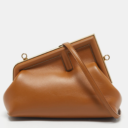 Fendi: Коричневая сумка  First
