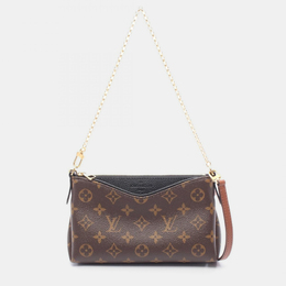 Louis Vuitton: Коричневый клатч 