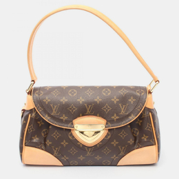 Louis Vuitton: Коричневая сумка на руку 