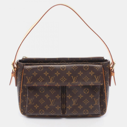Louis Vuitton: Коричневая сумка 