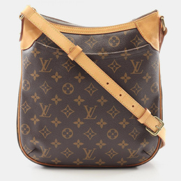 Louis Vuitton: Коричневая сумка 