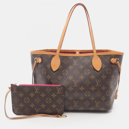 Louis Vuitton: Коричневая сумка  Neverfull