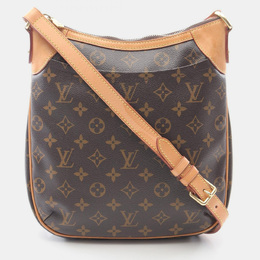 Louis Vuitton: Коричневая сумка через плечо 