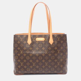 Louis Vuitton: Коричневая сумка-шоппер 