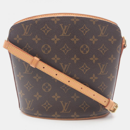 Louis Vuitton: Коричневая сумка 