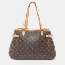 Louis Vuitton: Коричневая сумка-шоппер 