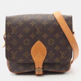 Louis Vuitton: Коричневая сумка через плечо 