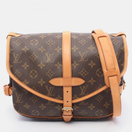 Louis Vuitton: Коричневая сумка 