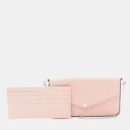 Louis Vuitton: Розовая сумка  Pochette