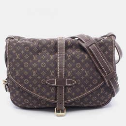 Louis Vuitton: Коричневая сумка 