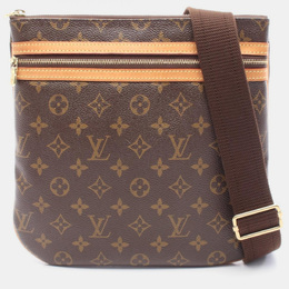 Louis Vuitton: Коричневая сумка  Pochette