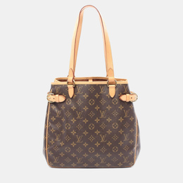 Louis Vuitton: Коричневая сумка-шоппер 