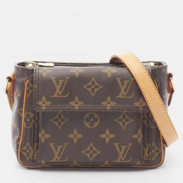 Louis Vuitton: Коричневая сумка через плечо 