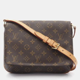 Louis Vuitton: Коричневая сумка  Musette