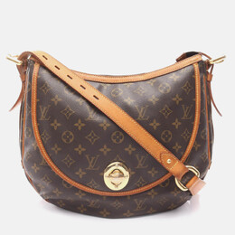 Louis Vuitton: Коричневая сумка 