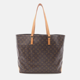 Louis Vuitton: Коричневая сумка-шоппер 
