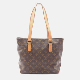 Louis Vuitton: Коричневая сумка-шоппер 