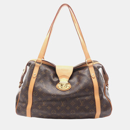 Louis Vuitton: Коричневая сумка 