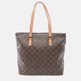 Louis Vuitton: Коричневая сумка-шоппер 