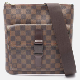 Louis Vuitton: Коричневая сумка  Pochette